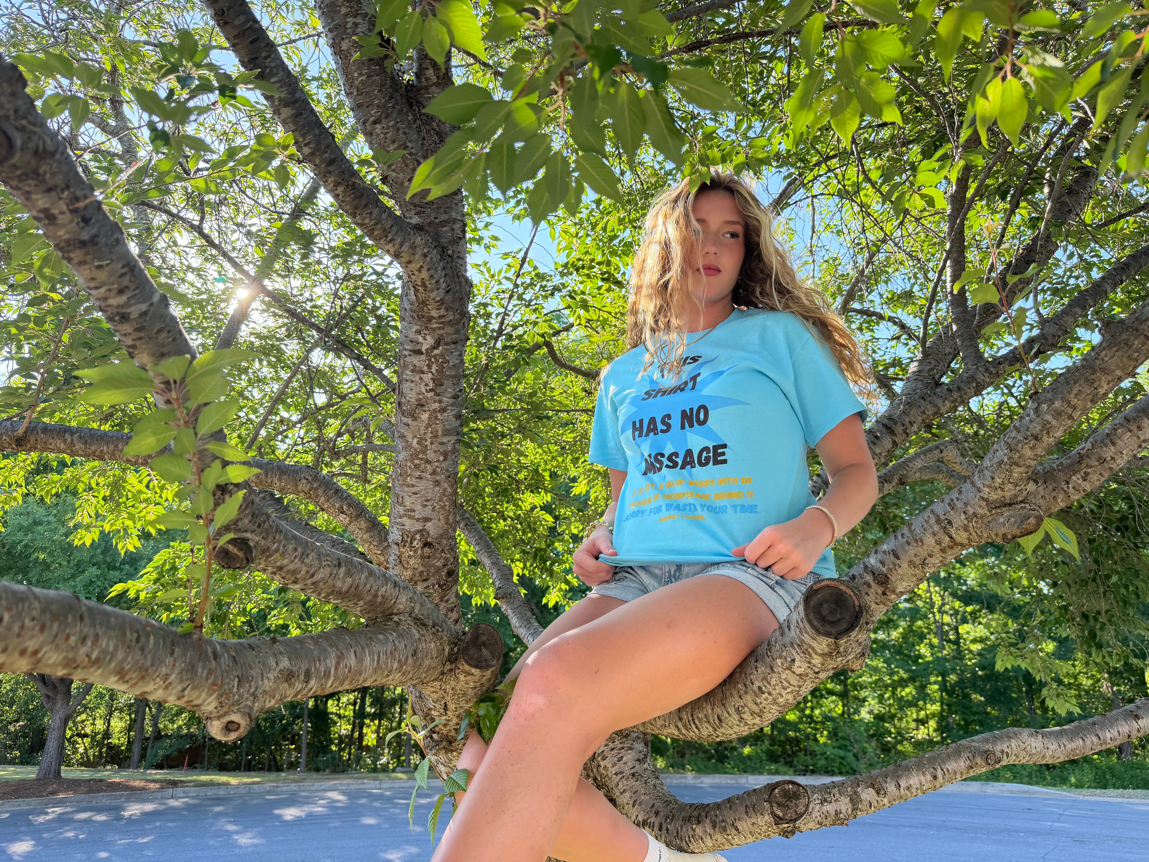 This Shirt has no message Graphic Tee