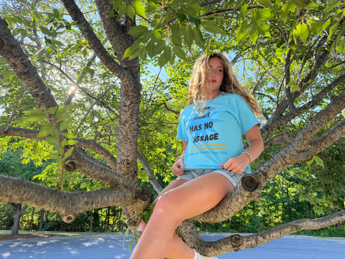 This Shirt has no message Graphic Tee